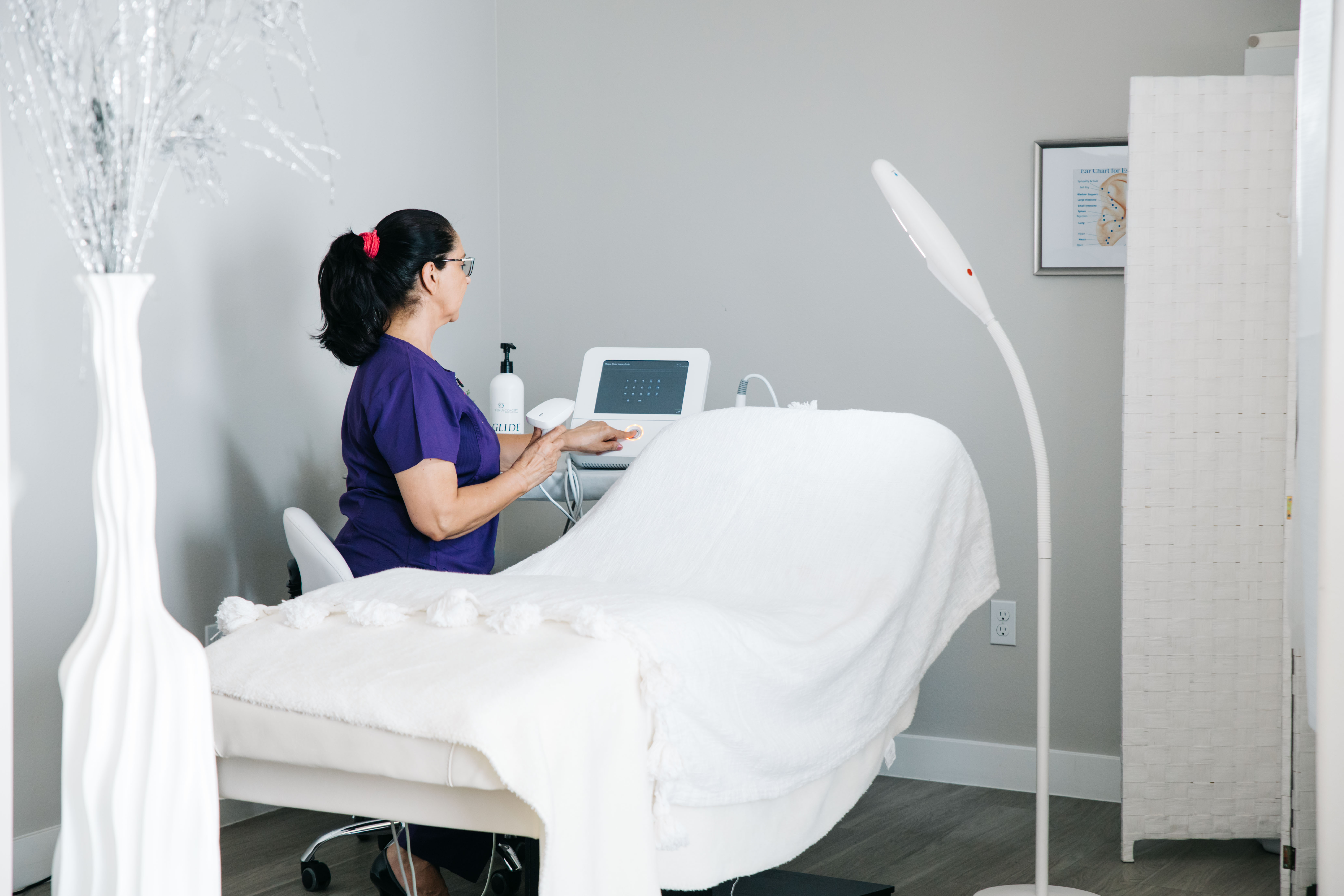 Dr. Michel and Hilda at their aesthetic practice in Tempe, Arizona